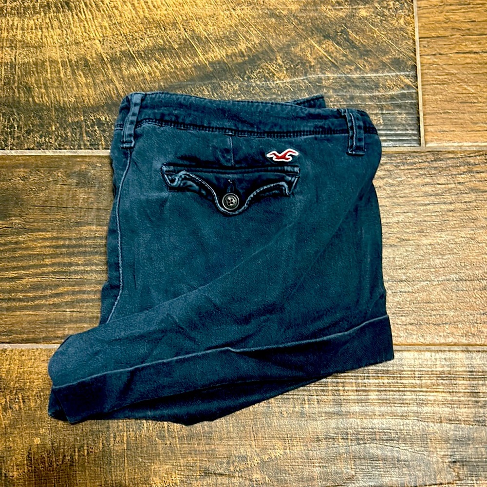 Hollister faded navy shorts size 7